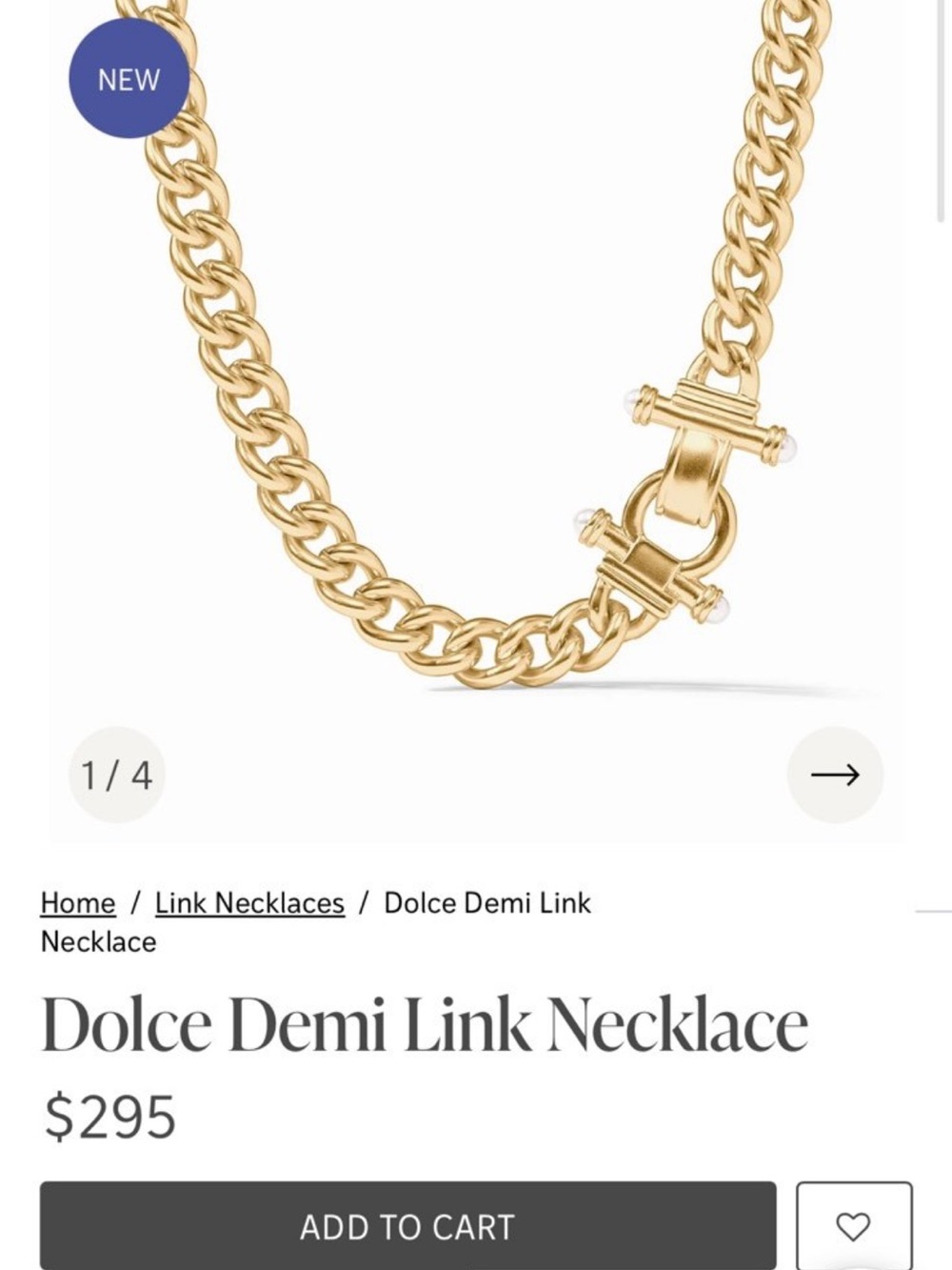 Julie Vos Gold-Plated Pearl Necklace